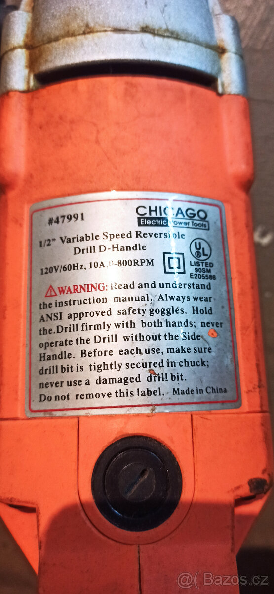 Chicago electric power tools variable speed reversible Drill - 3