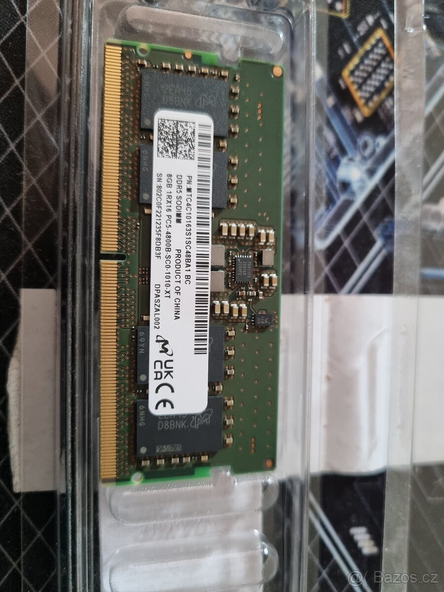 16GB RAM micron DDR5 4800 2x 8gb - 3