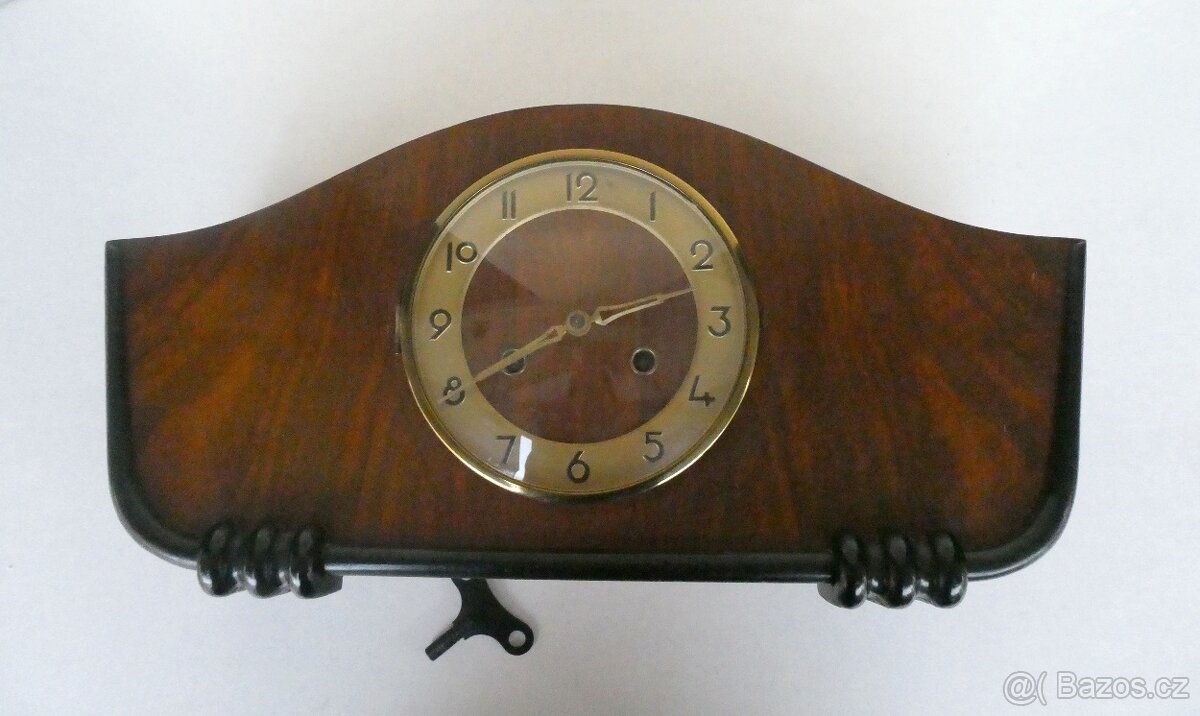 Starožitné krbové stolní hodiny - 3