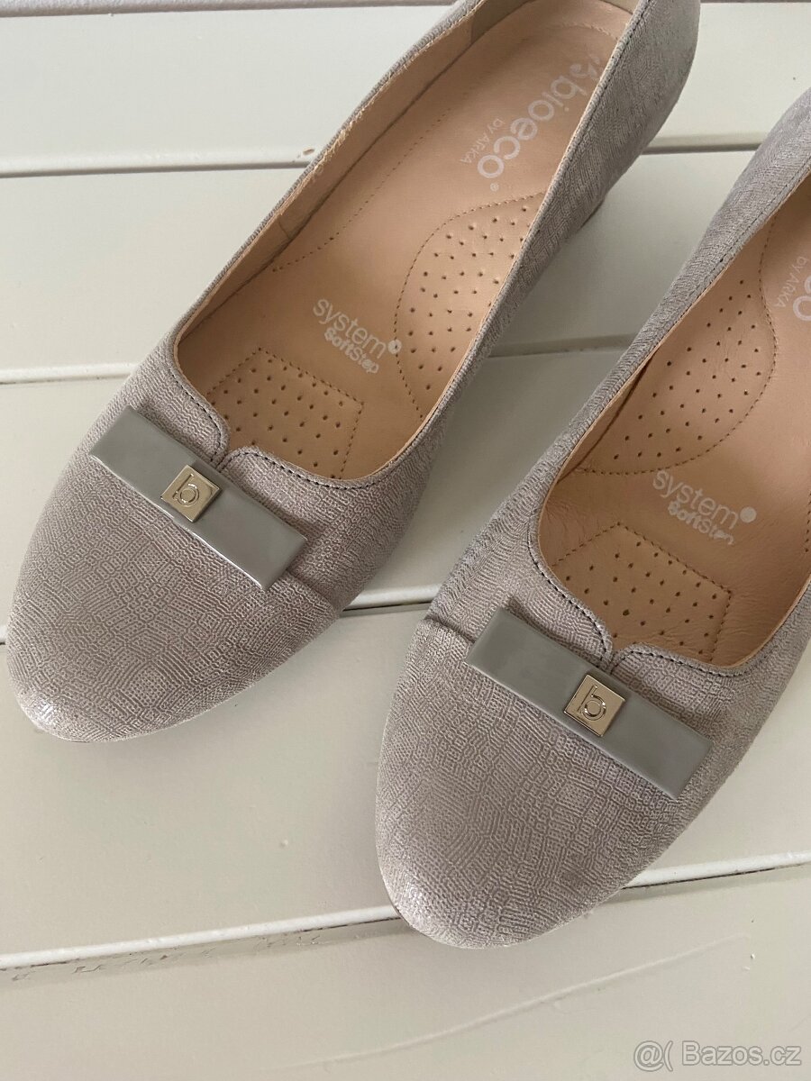 Dámské kožené lodičky - 3