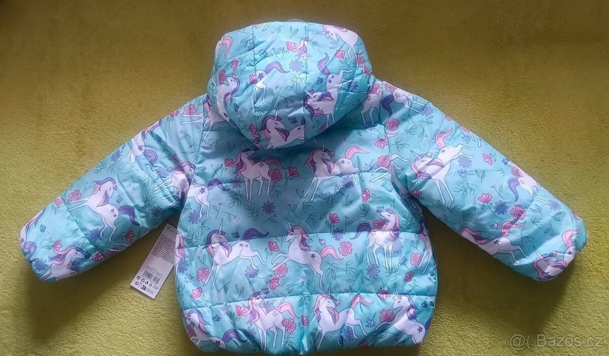 Dětská zimní bunda s kapucí.Zcela NOVÁ s visačkou Vel. 110 - 3