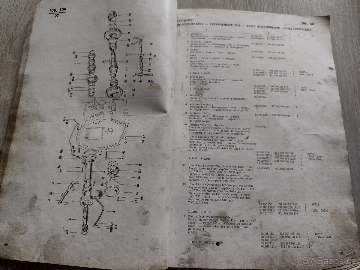 ZETOR CRYSTAL, KOMBAJN E 512,KATALOGY ND - 3