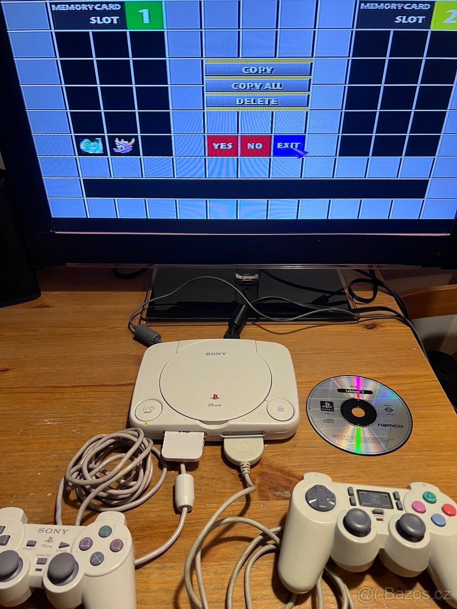 PS1 Slim + hra Tekken 2 a příslušenství - 3