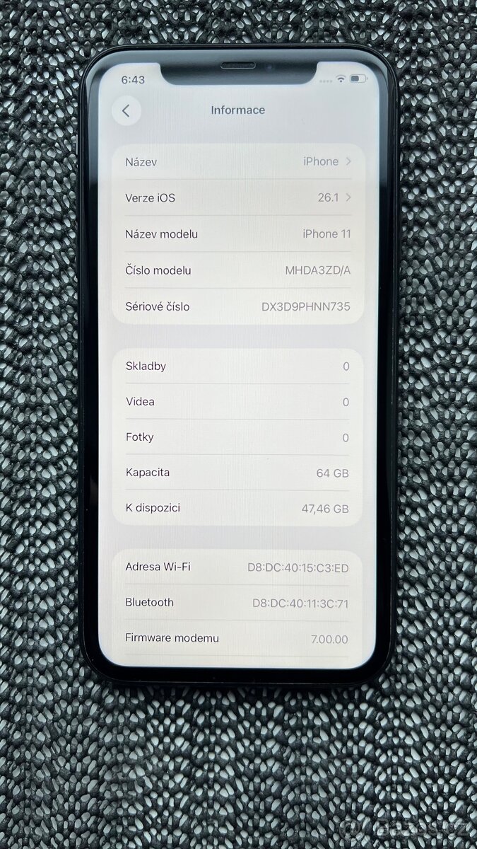 Apple iPhone 11, 64 GB, stav A, baterie 86% - 3