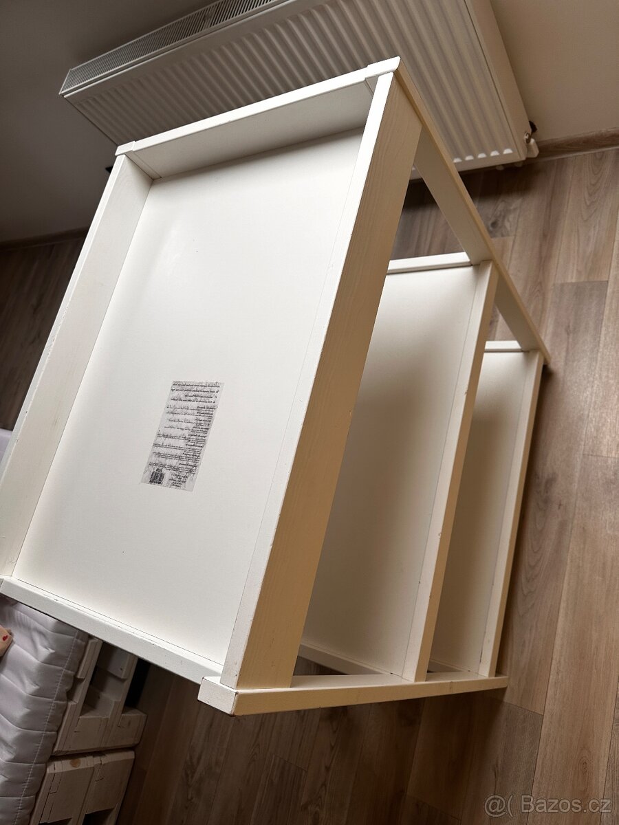 Dětský přebalovací pult, bílý - 3