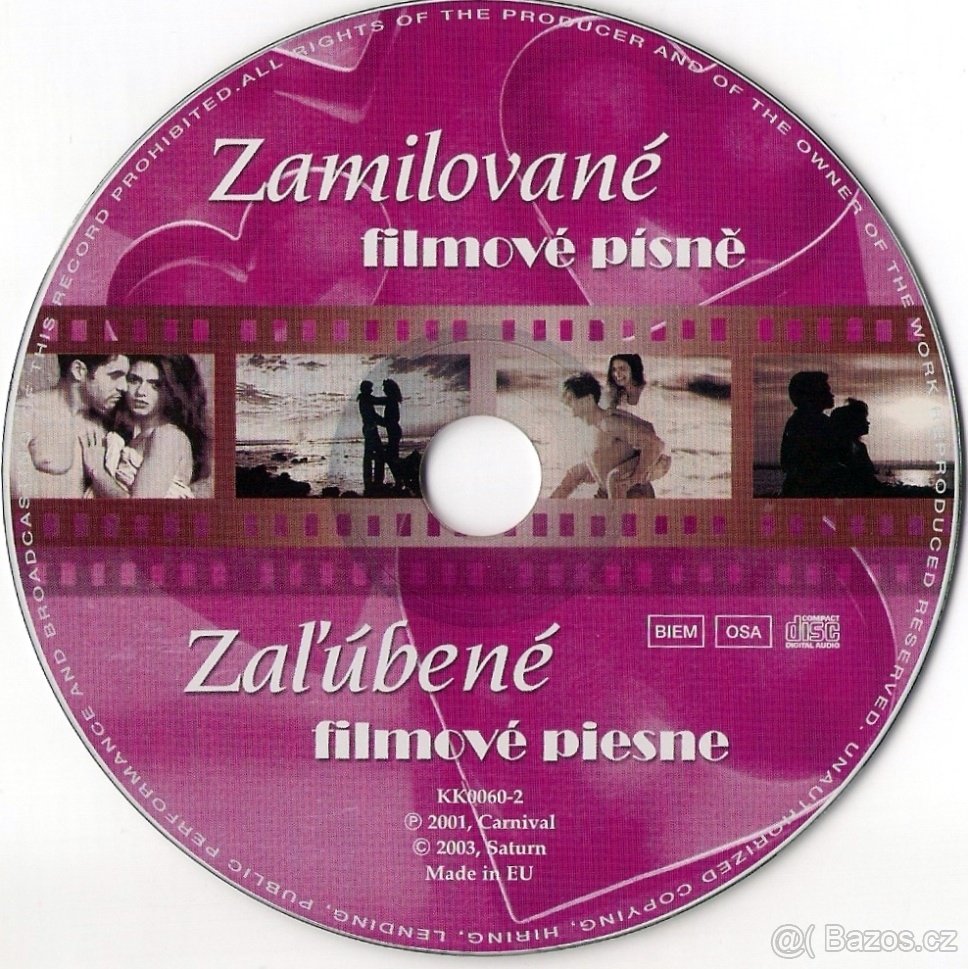 CD Zamilované filmové písně - 3