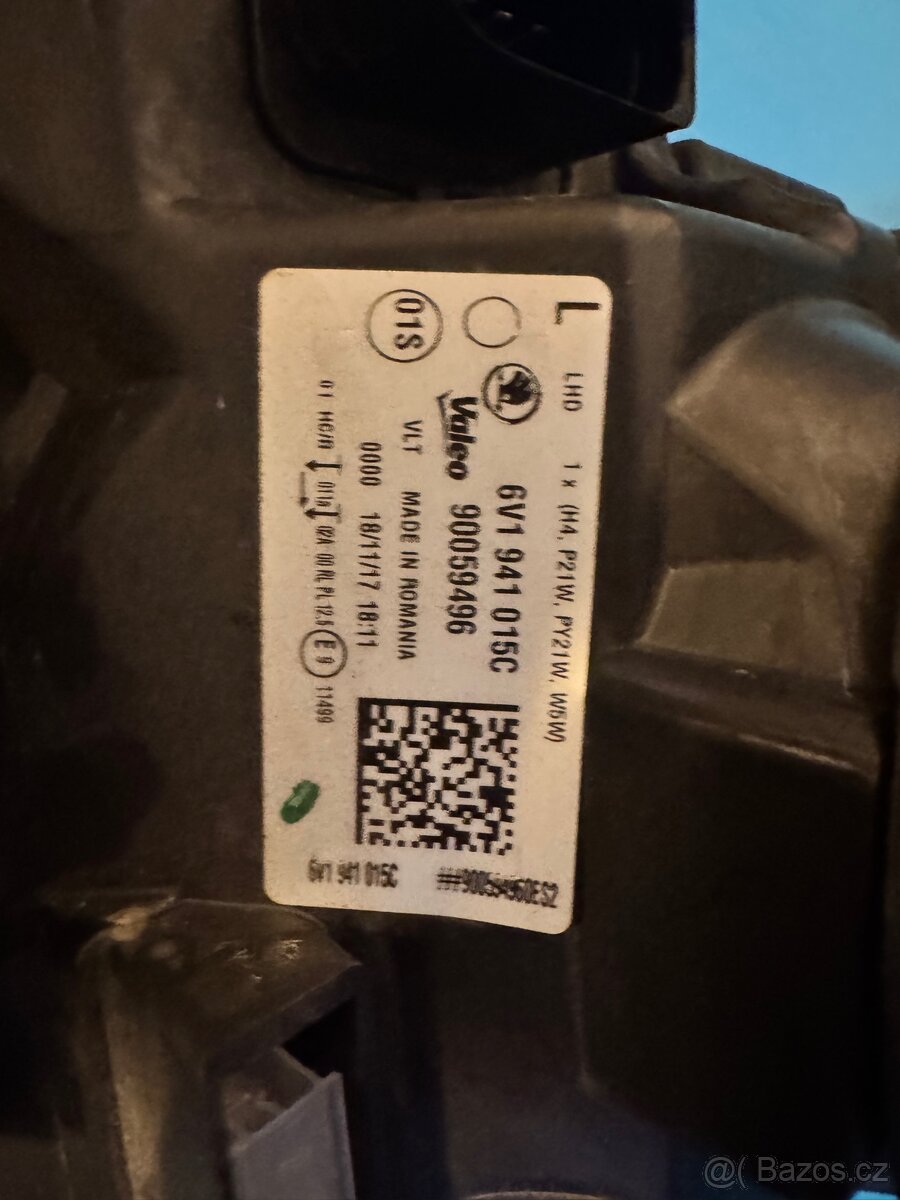 halogenový světlomet ŠKODA Fabia III - 3