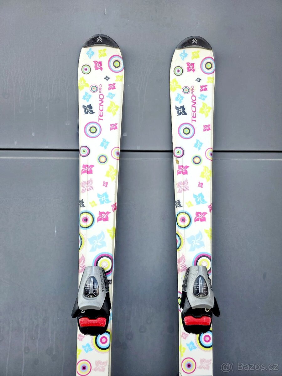 Dívčí lyže TECNO PRO, 130 cm + lyžáky ATOMIC - 3