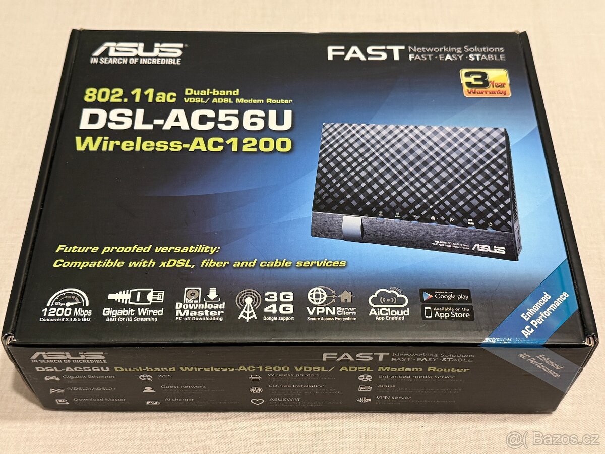 Asus ADSL/VDSL modem a router DSL-AC56U - 3