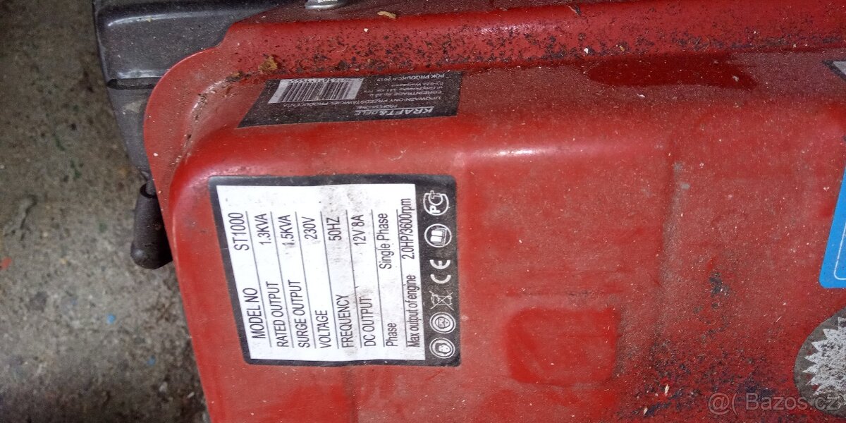 Elektrocentrála Kraft&Dele 1,3kW 230V - 3