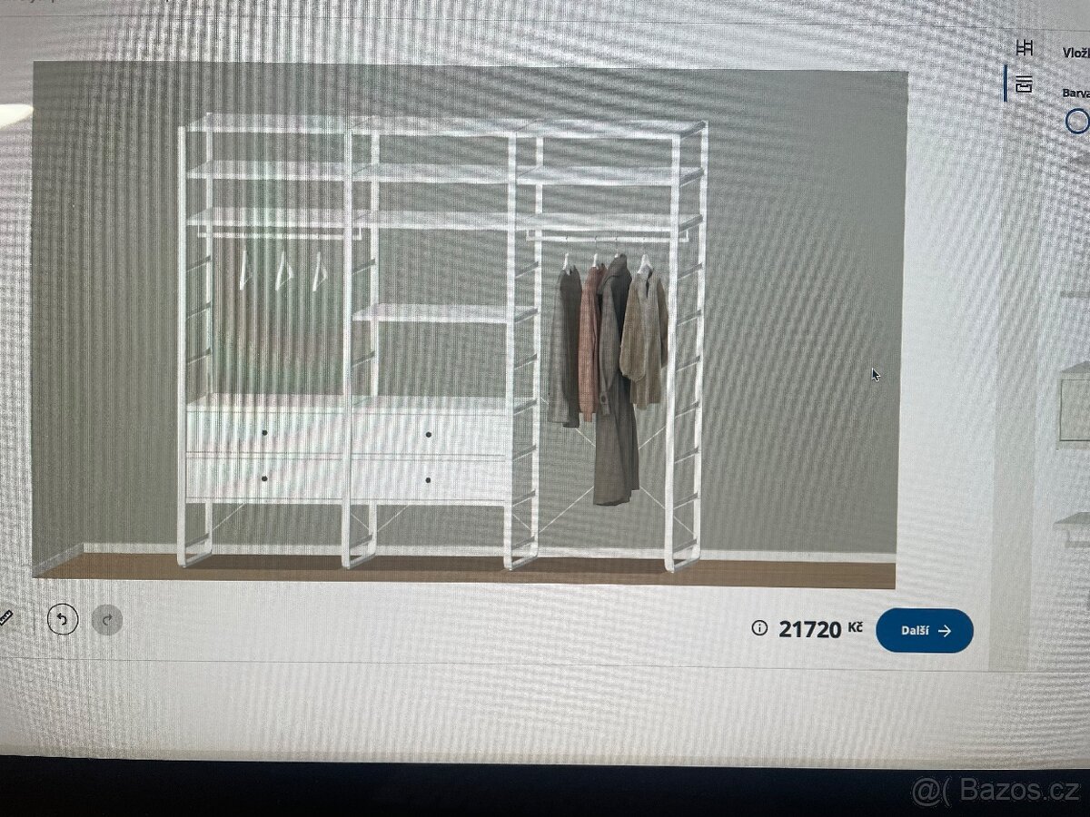 Ikea šatní skříň - 3