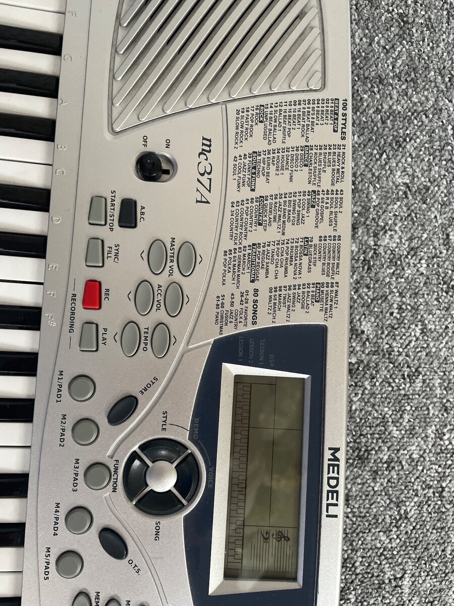 Elektronické klávesy - 3