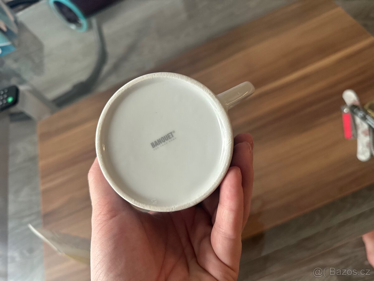 Čajové hrníčky a talířky Cibulák - 3