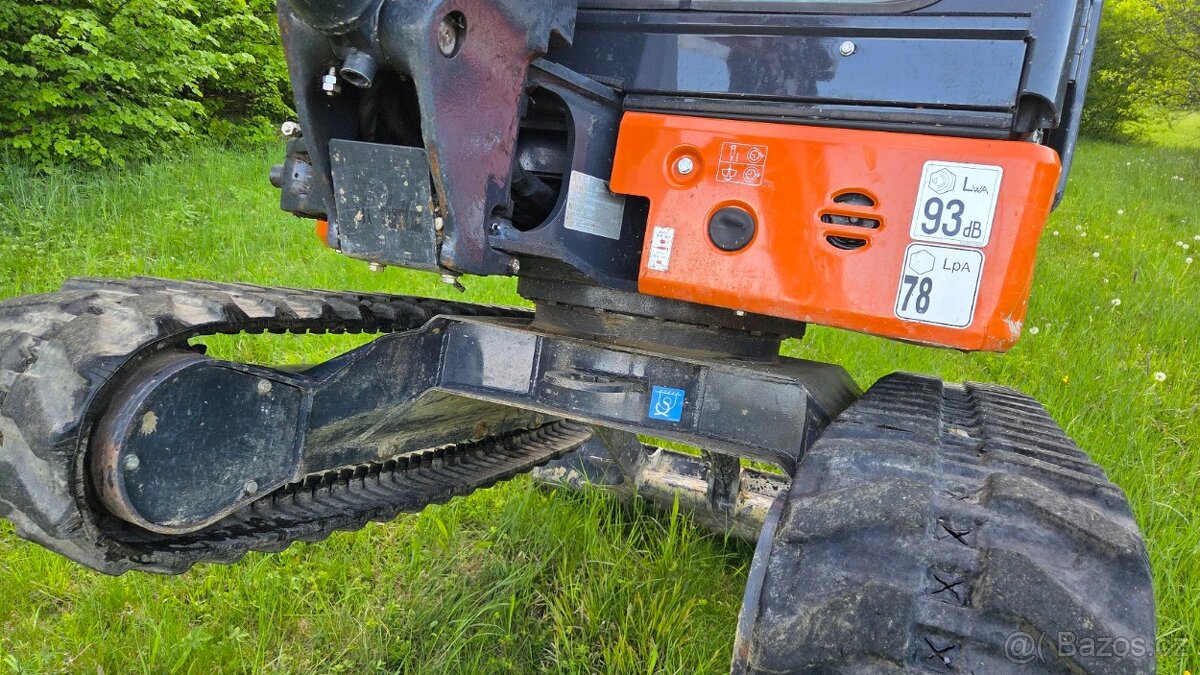 Minibagr Hitachi ZX26U-6, 2024 - zánovní 350mth, 5x lžíce - 3