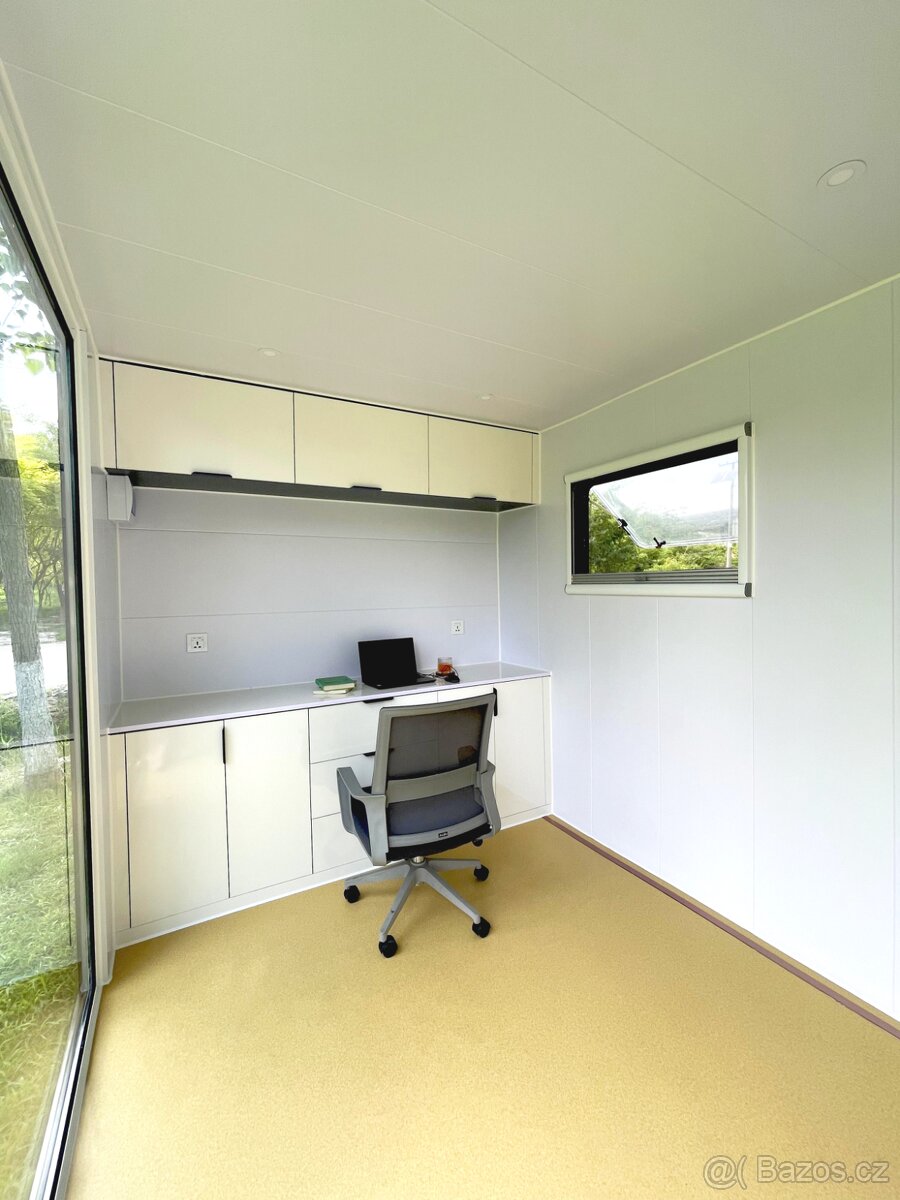 NADSTANDARDNÍ MODULÁRNÍ DOMEK 6M / LUXUSNÍ MOBILNÍ KANCELÁŘ - 3