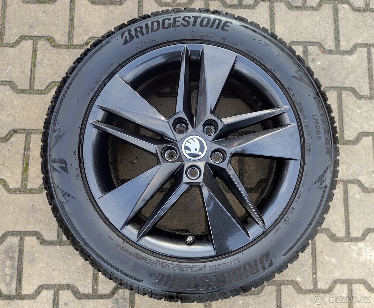 Alu kola originál Škoda Superb III 5x112 R17 Markab - 3