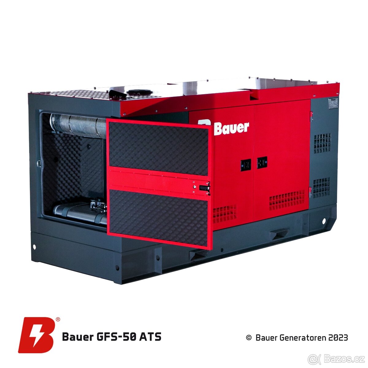 Naftová elektrocentrála Bauer GFS-50 ATS 50 kW/62,5 kVA - 3