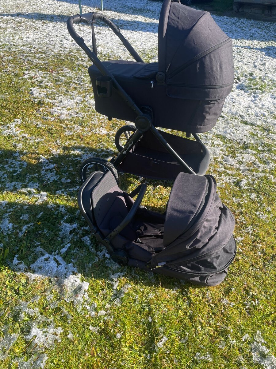 Kočárek Kinderkraft Select Nea 2v1 Premium Midnight Black - 3