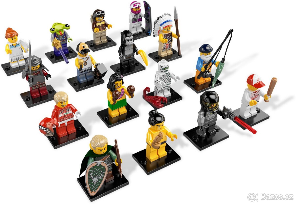LEGO 8803 sběratelské minifigurky - kompletní 3. série - 3