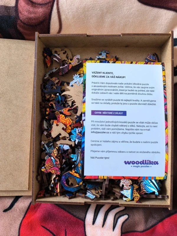 Mocný tygr - Dřevěné puzzle Woodlika - 3