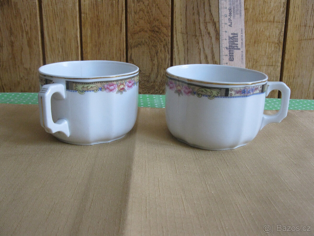 Starý porcelánový servis,strarožitná mísa na polévku,mísa - 3