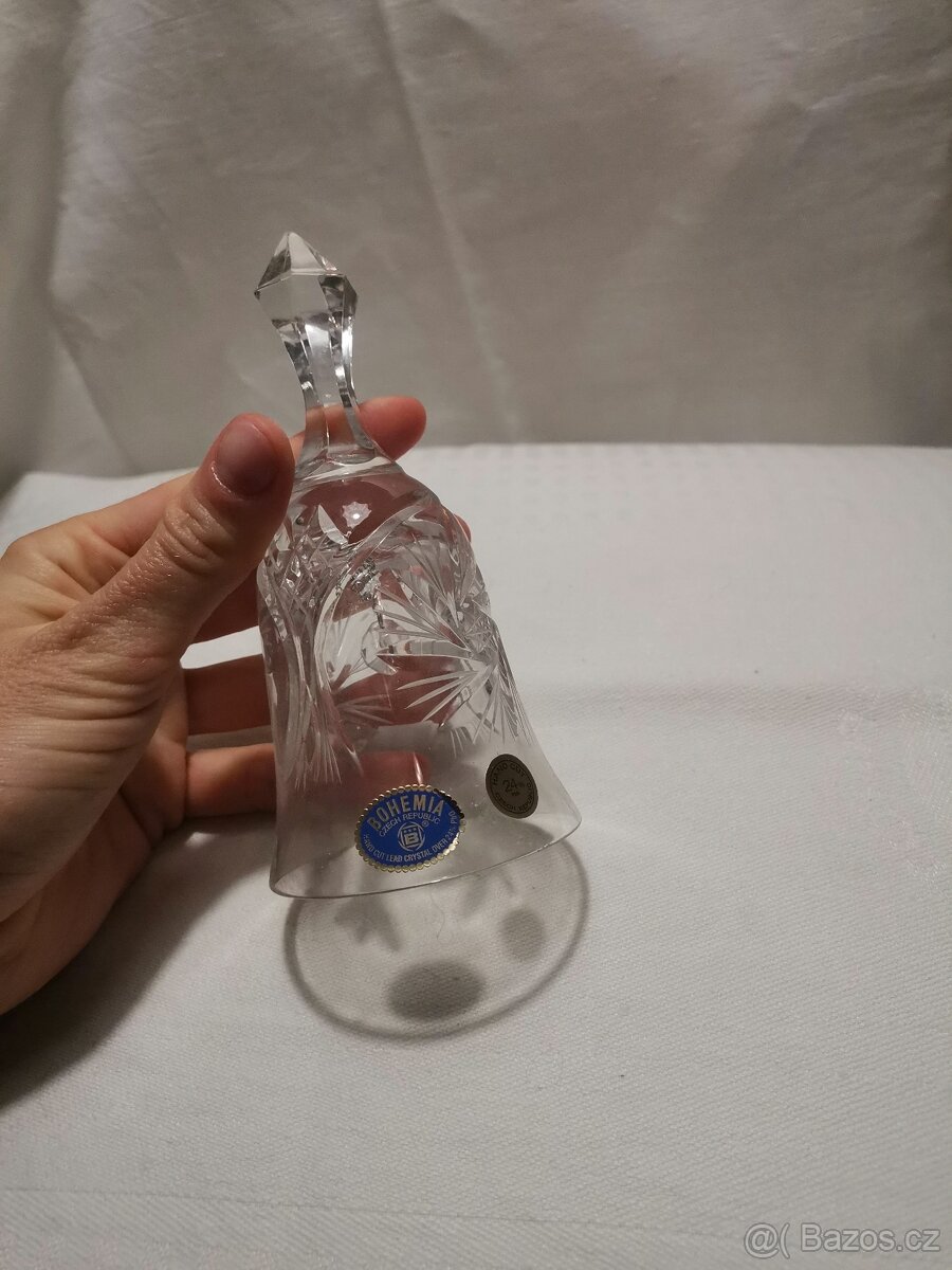 Zvoneček křišťálový broušený - 3