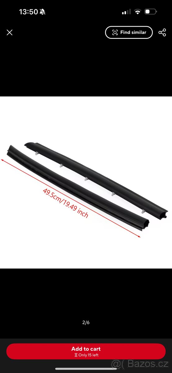 Těsnění do předních dveří VW T5 - 3