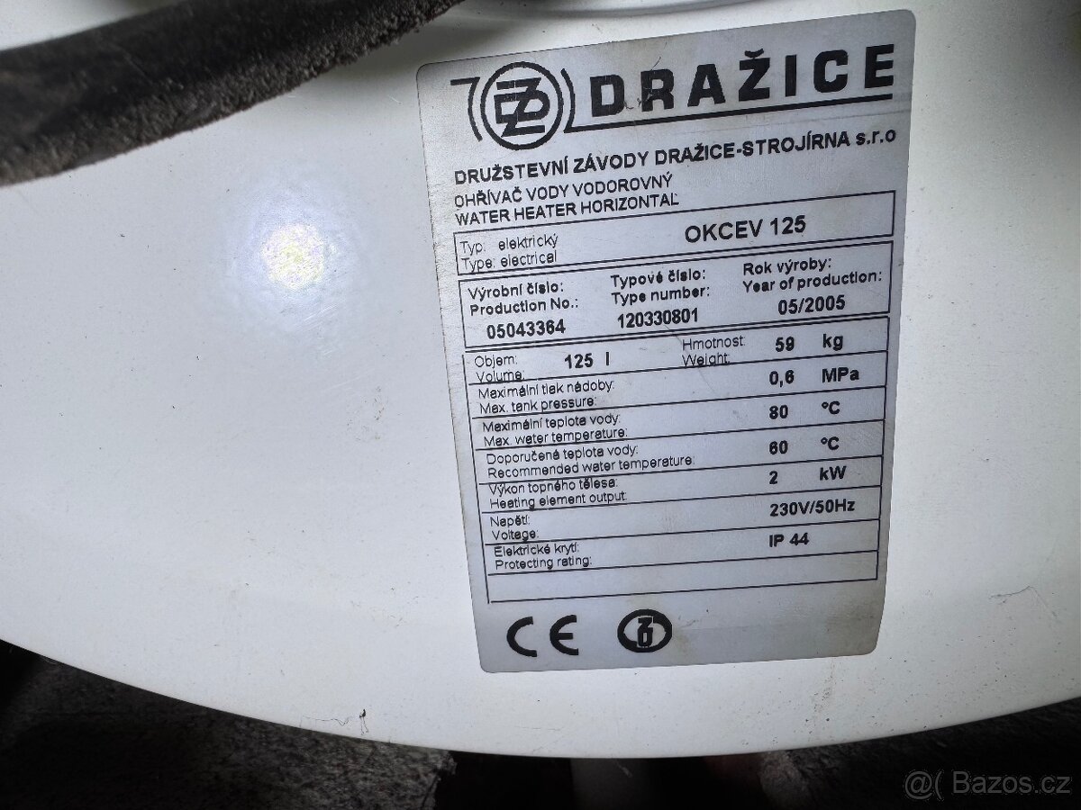 Bijler Dražice Okcev 125 svislý - 3