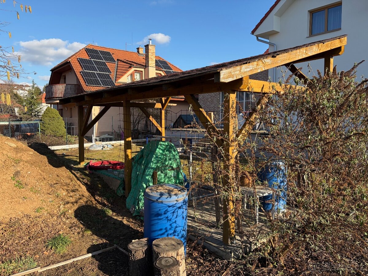 Dřevěná pergola 6x3 m - 3
