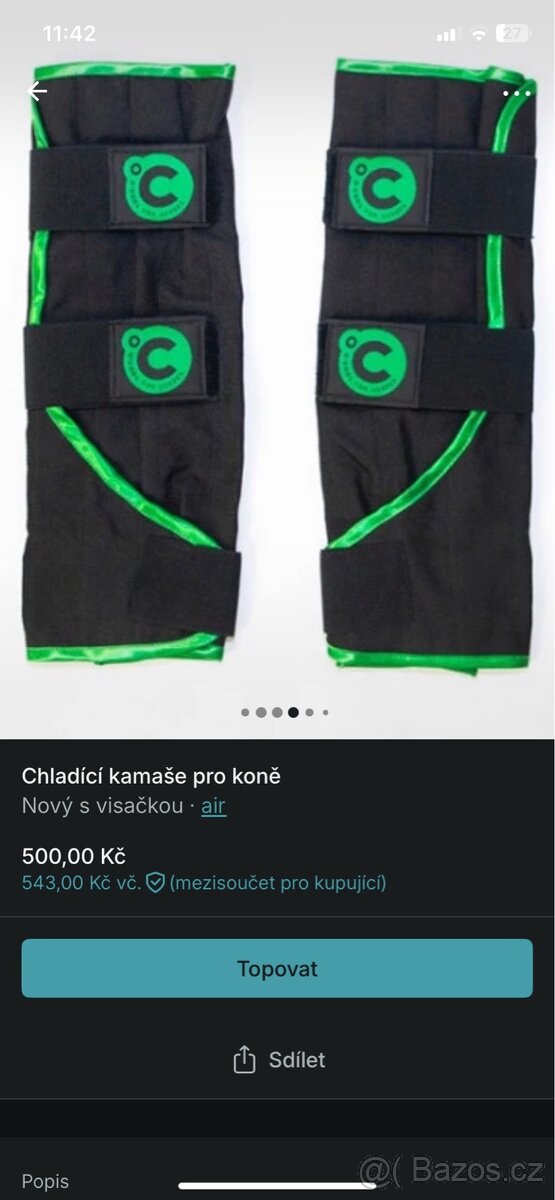 Chladící kamaše pro koně - 3