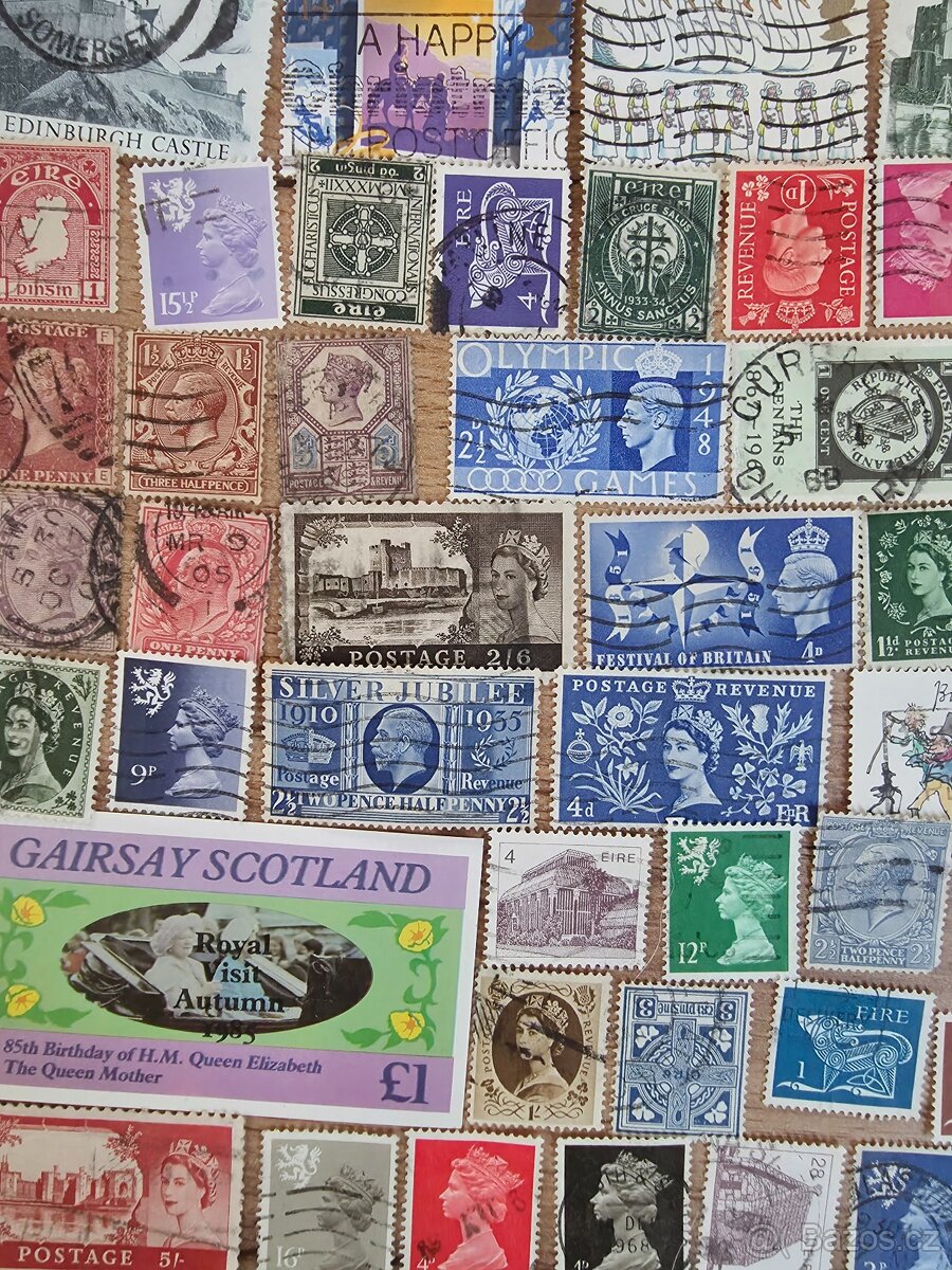 Sbírka známek Anglie - 3