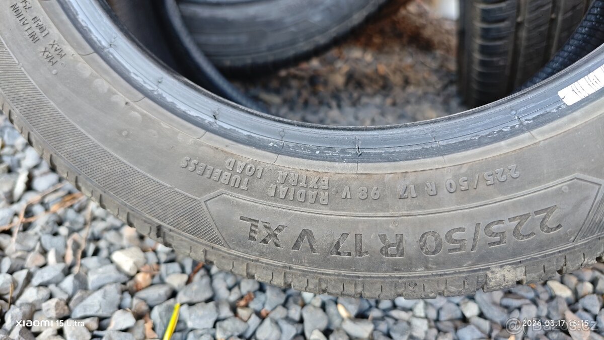 4x Letní pneu 225/50 R17 - 3