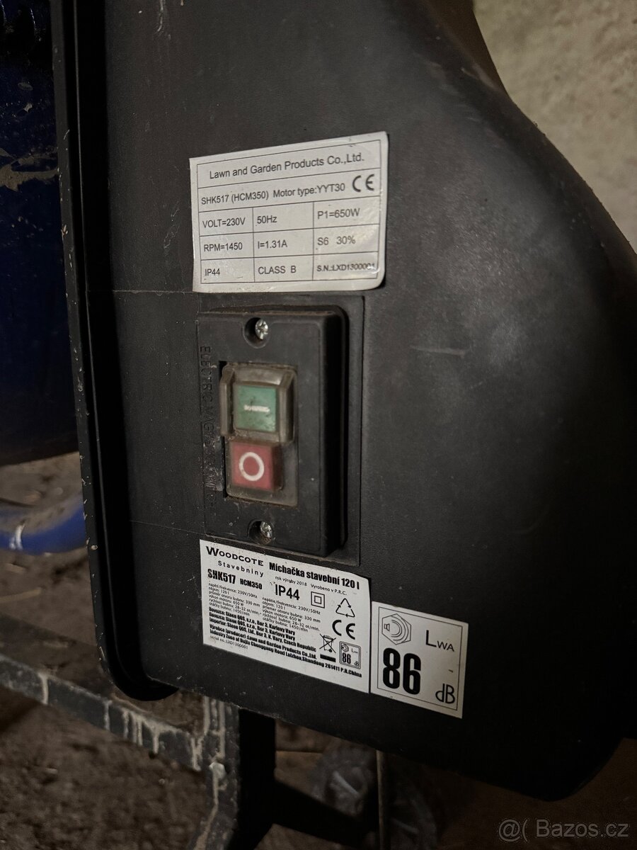 Stavební míchačka 120L - 3