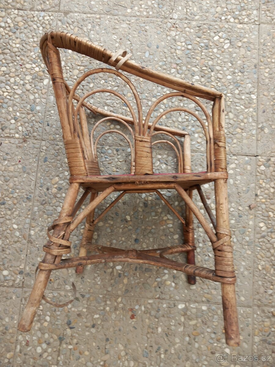 retro dětská židlička - 3