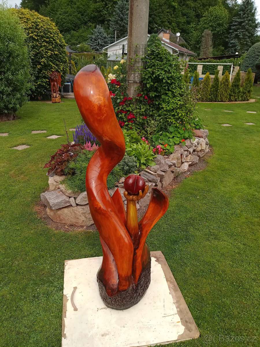 Dřevěné sochy - Abstrakt - 3