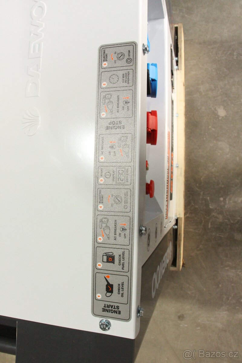 Elektrocentrála Daewoo DDAE10500DSE-3G 10,1KW - 3