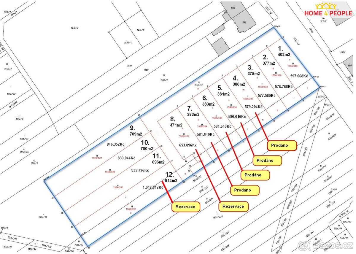 Pozemek č.1 určený k investičním účelům Tlumačov okr. Zlín - 3