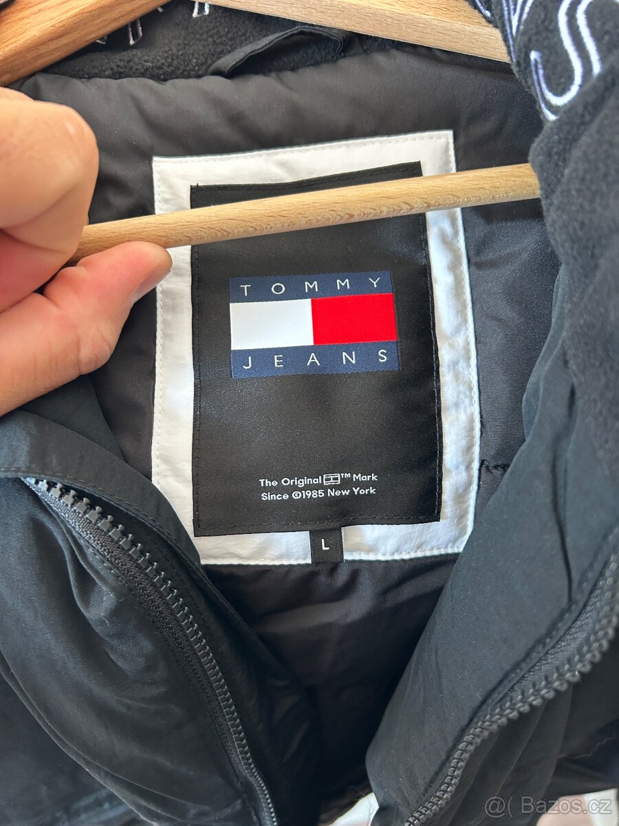 Tommy Jeans zimní bunda, úplně nová, černá, vel. L - 3