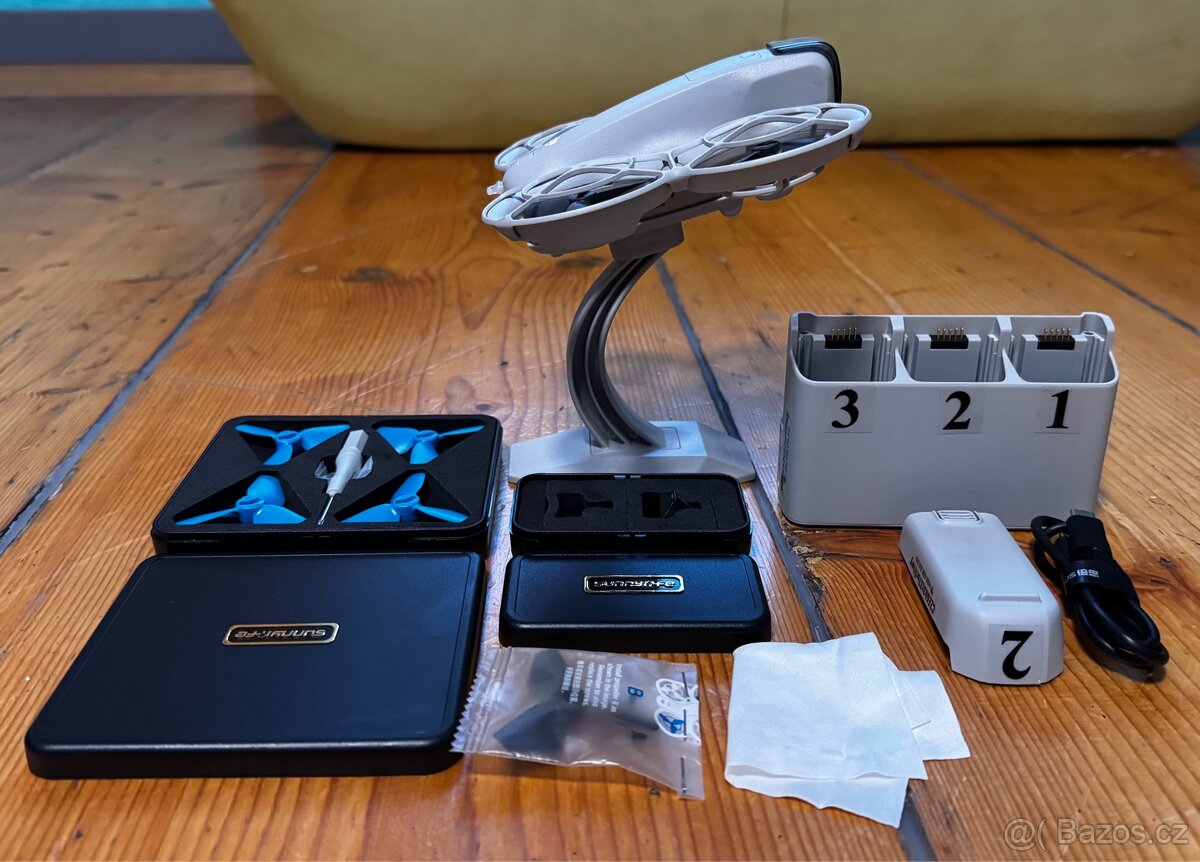 DJI NEO dron 2x baterie a nabíjecí hub + příslušenství - 3