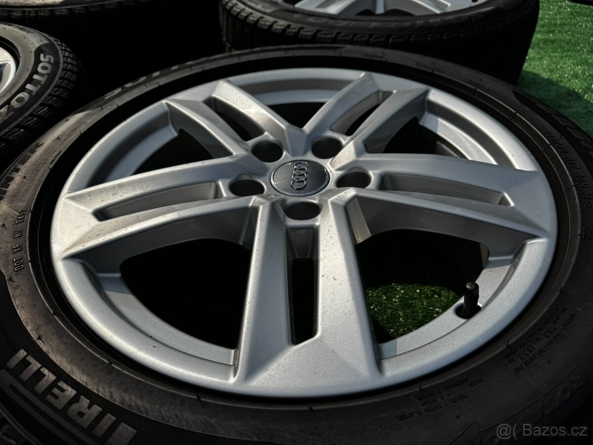 Originál alu kola Audi A5 A4 B9 zimní 5x112 R17 - 3