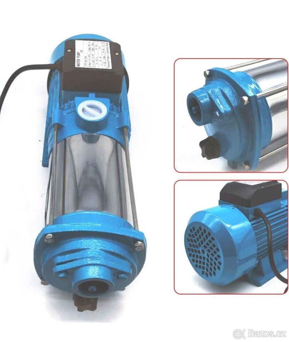 Vodní pumpa. Vodní čerpadlo 2200w, 4000 l/h, 9,8 barů - 3