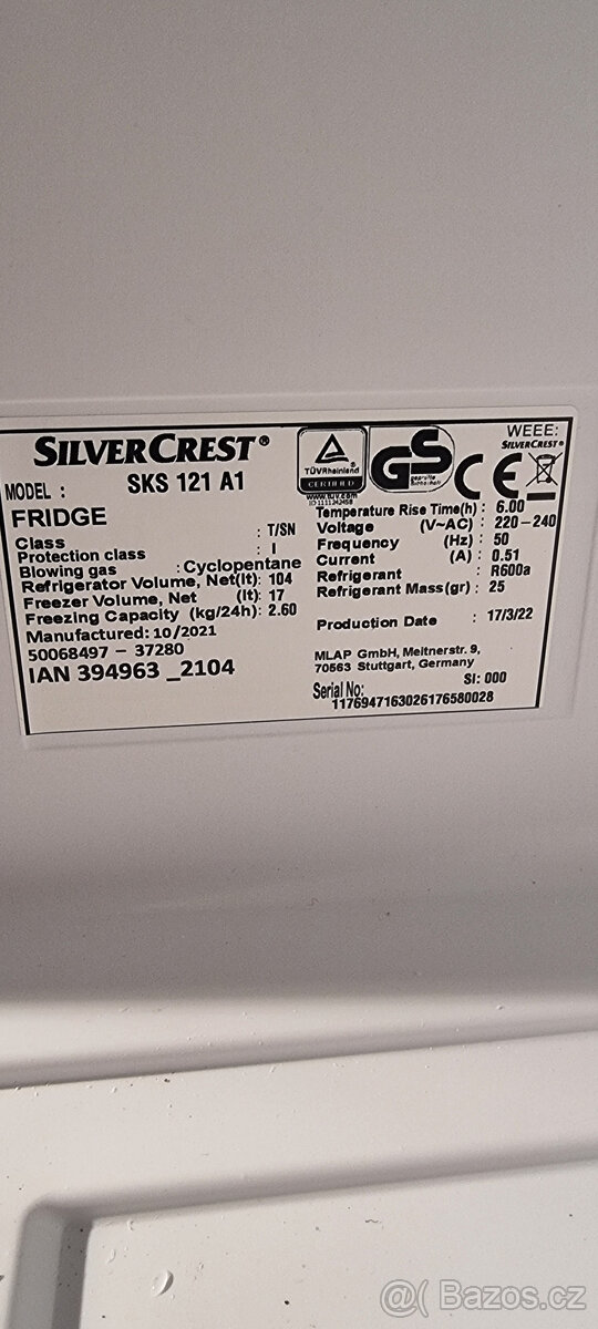 Lednička s mrazákem v záruce - 3