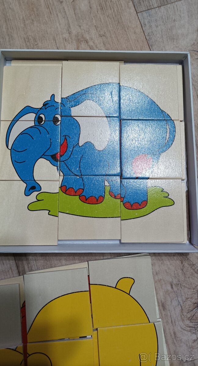 Puzzle 4 obrázky zvířata - 3