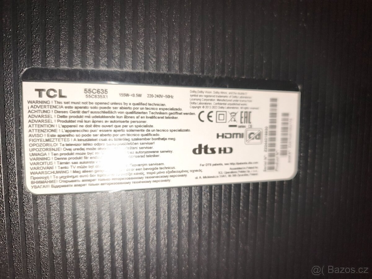Televize TCL 55C635 - 3