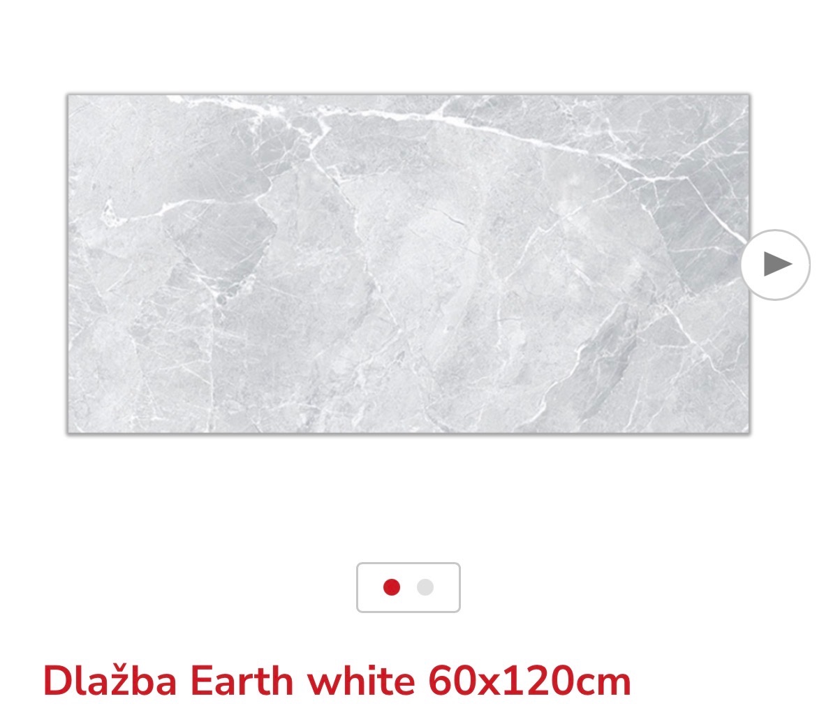 Dlažba Earth white 120x60 cm - 3