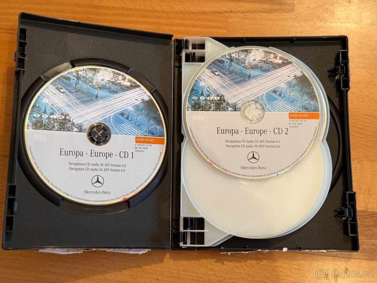 CD pro navigaci Mercedes APS 50 - 3