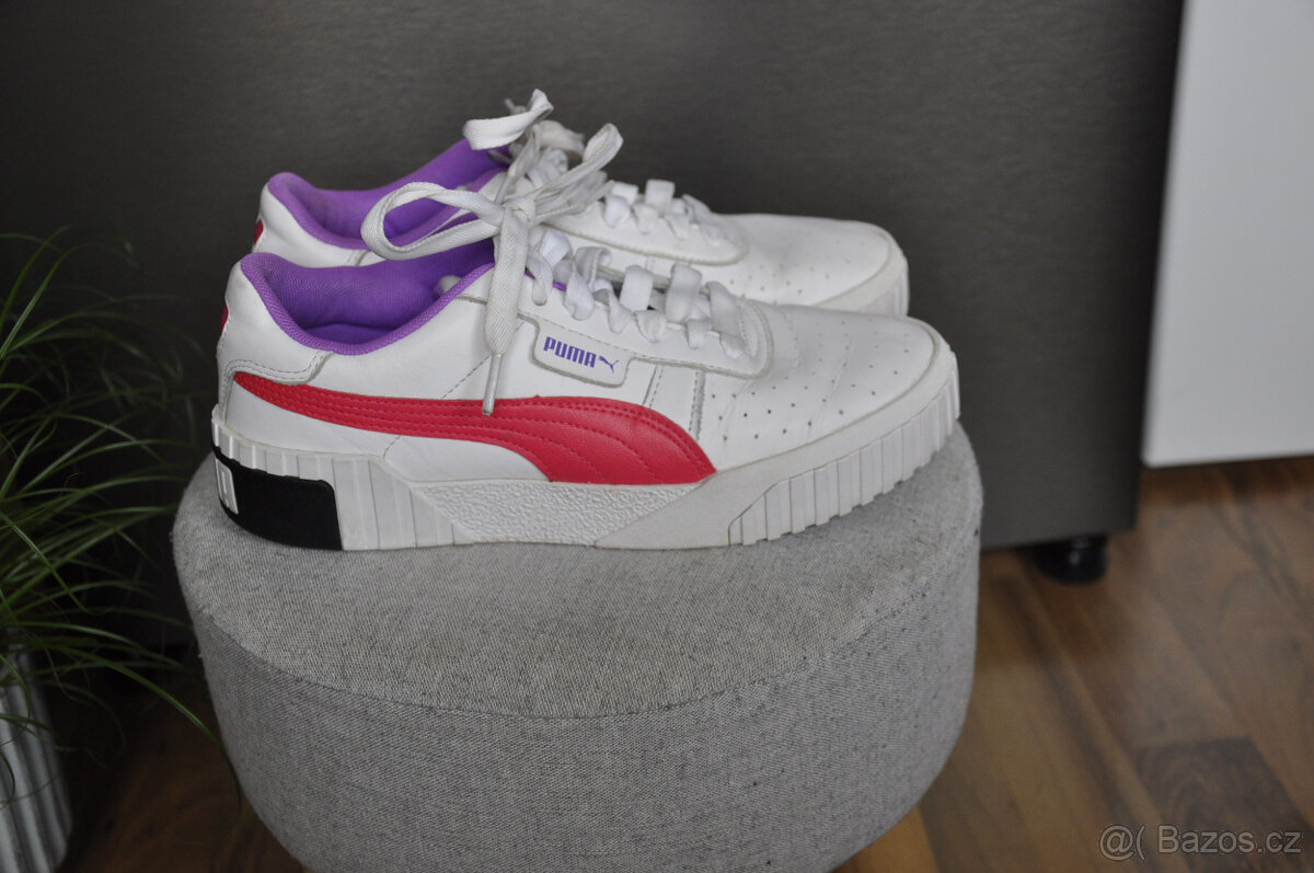 bílé kožené tenisky Puma vel. 38 - 3