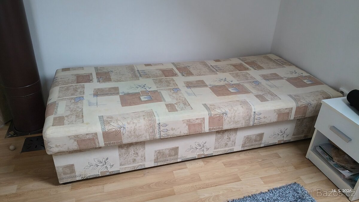 Postel s úložným prostorem, válenda - 3