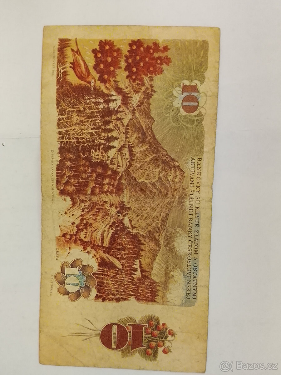 Desať korun československých 1986 V21 - 3