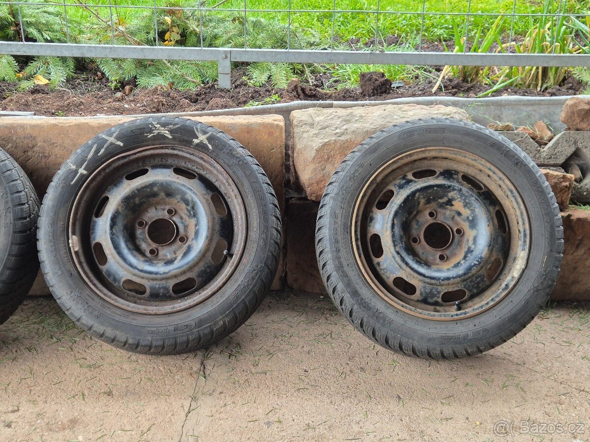 Plechové ráfky Peugeot 206 6Jx15 ET27 4x108 - 3